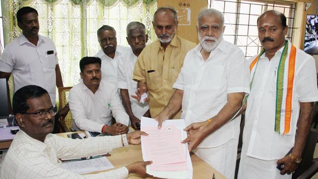 Candidates file nominations in Dindigul district