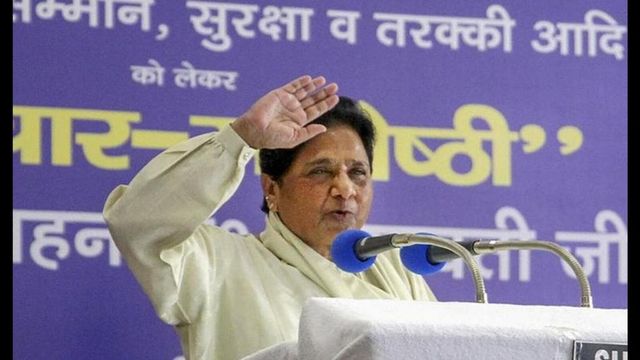 Cong conspiring to end reservation: Mayawati