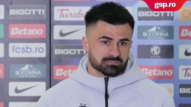 Valentin Crețu, declarații după FCSB - U Cluj 1-3