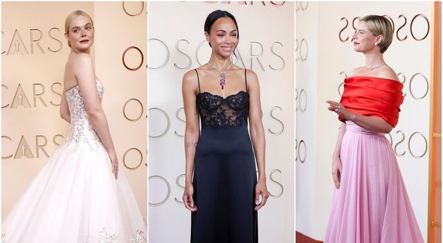 Oscar 2026, pagelle look: Jessie Buckley sbaglia tutto (4), Zoe Saldana chic (8), Elle Fanning sposa (5)