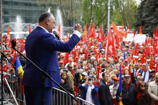 Marș al Solidarității Oamenilor Muncii, dedicat sărbătorii de 1 mai: Evenimentul, organizat de Partidul Socialiștilor din Republica Moldova