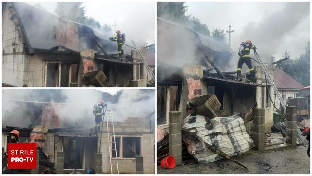 Bebeluș de 3 luni, mort într-un incendiu care a cuprins casa bunicii din Bistrița-Năsăud. Femeia a reușit să își salveze doar o nepoată