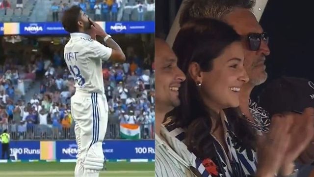 Kohli blows kisses to Anushka after scoring century