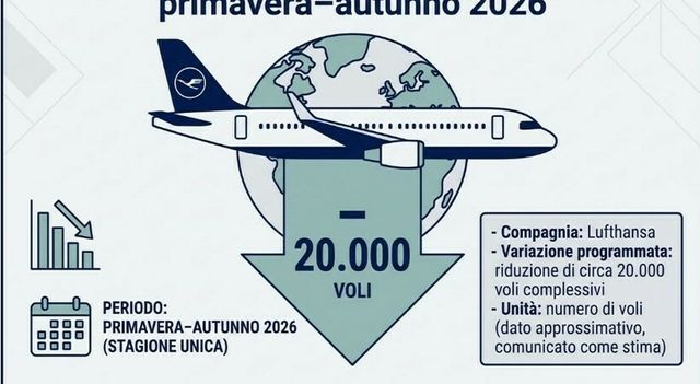 Lufthansa, stop a 20mila voli: “In estate solo rotte necessarie”