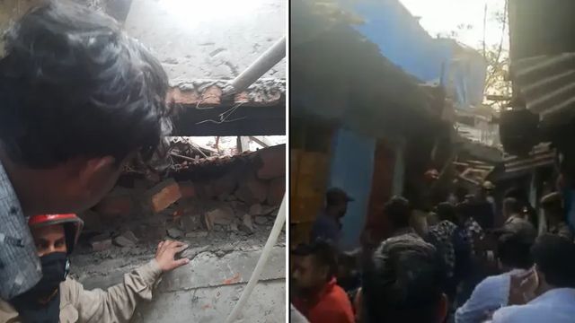 Delhi: Under-Construction Building Collapses at Nicholson Road Near Kashmiri Gate, Few Feared Trapped