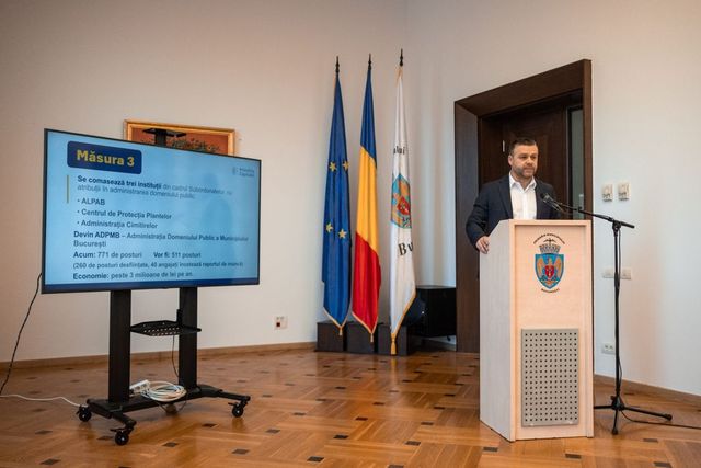 Ciprian Ciucu anunță desființarea a peste 750 de posturi din Primăria Municipiului București și instituțiile subordonate