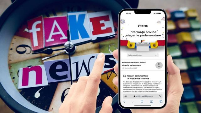 CNA a notificat TikTok pentru conturi false legate de alegerile din Moldova