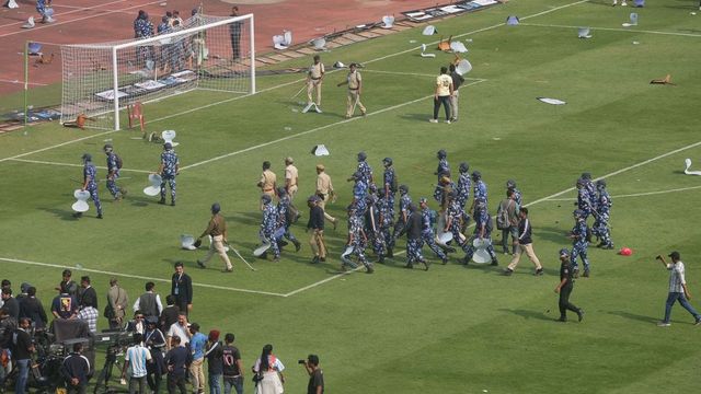 Imágenes de la visita de Messi a India