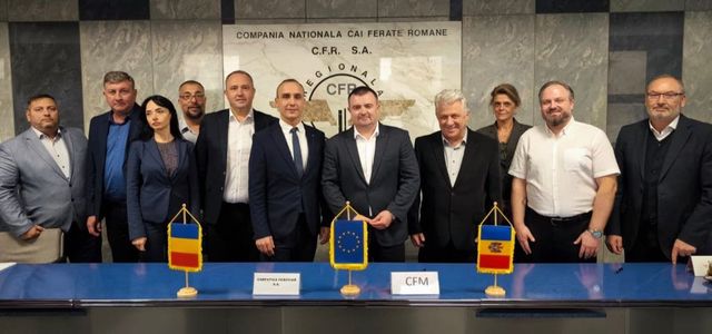 Calea Ferată din Moldova și Carpatica Feroviar România au încheiat un acord pentru transportul de mărfuri