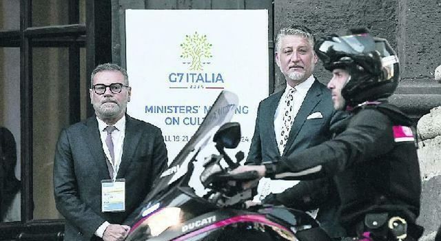 G7 Cultura a Napoli, i ministri al Mann con Alessandro Giuli