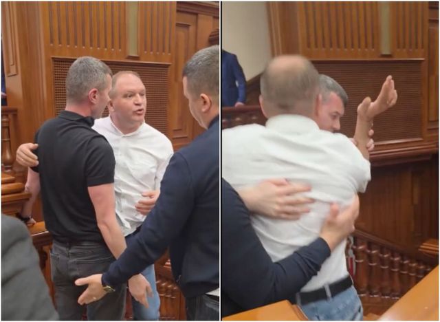 Scandal la ședința Parlamentului: Ion Ceban a intrat forțat în sala plenară pentru a ține un discurs