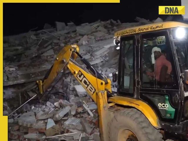 Four-Storey Building Collapses In Delhi's Burari, Rescue Operations Underway