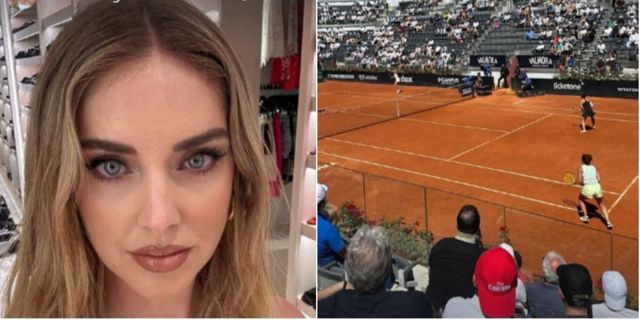 Chiara Ferragni agli Internazionali di Roma per tifare Errani-Paolini