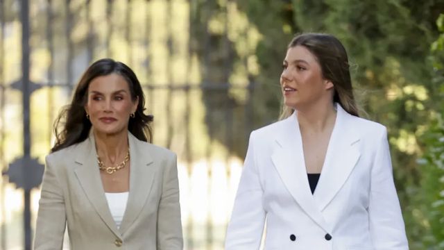 El bonito gesto que la Reina Letizia ha tenido con la Infanta Sofía tras su primer discurso en solitario