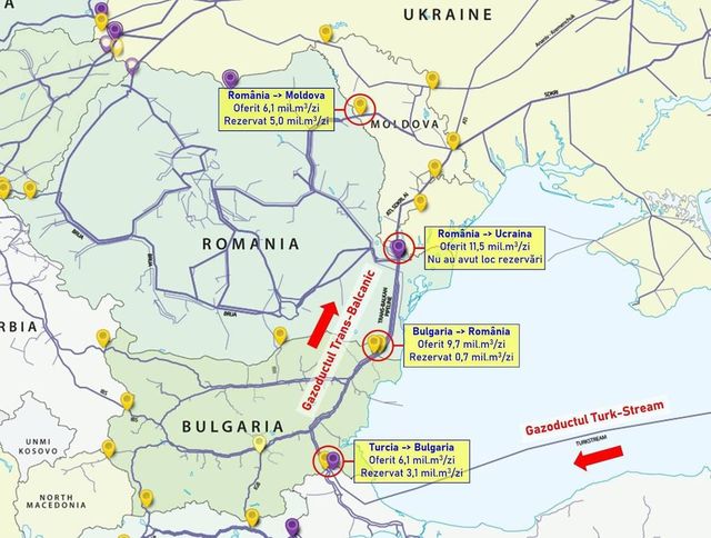 Kremlinul nu a făcut rezervările pentru transportarea gazelor în februarie către regiunea separatistă Transnistria