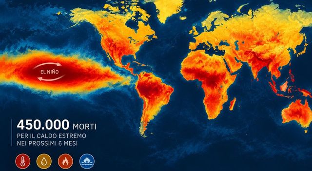 Super El Niño, i dati che allarmano: rischio 450 mila morti nei prossimi 6 mesi