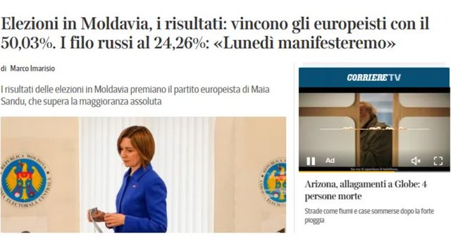 Cum au fost reflectate alegerile din Moldova în presa internațională