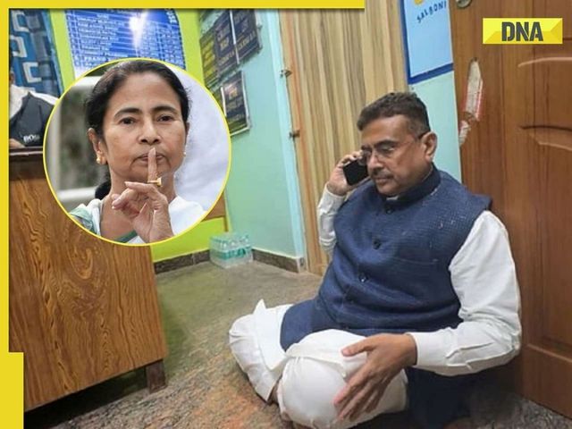 Bengal LoP Suvendu Adhikari alleges attack by Trinamool workers; sits on dharna in police station