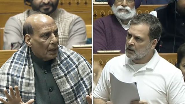 Rahul Gandhi quotes ex-Army chief’s memoir, Rajnath Singh objects, then fiery clash
