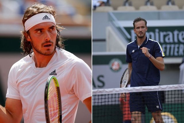 French Open 2021: Daniil Medvedev and Stefanos Tsitsipas set up quarter-final clash after 4th round wins