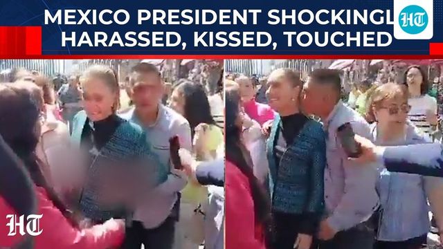 President Claudia Sheinbaum seeks charges after being groped in Mexico City