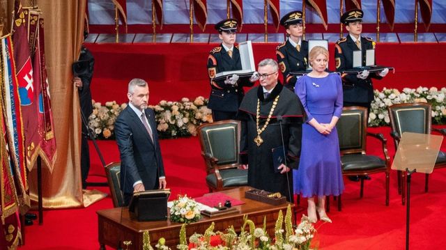 Letette elnöki esküjét Peter Pellegrini, az új szlovák államfő