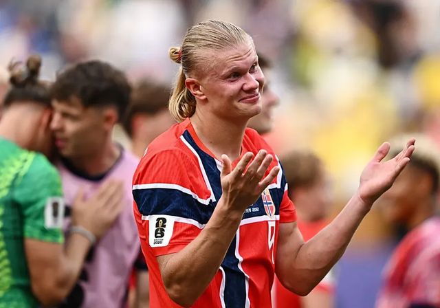 Haaland, tras su doblete: «Es extraño ganarle así a Brasil»