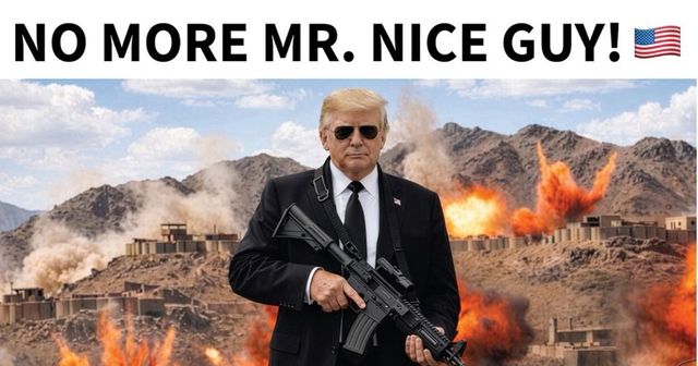 Trump in immagine Ia con mitragliatrice, 'Iran si dia regolata'