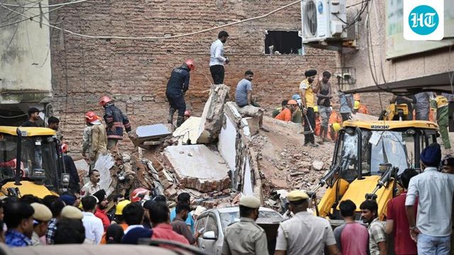 Satya Niketan collapse: Victims called for help from under the rubble