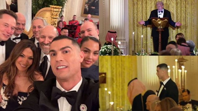 Donald Trump l-a primit pe Cristiano Ronaldo la Casa Albă