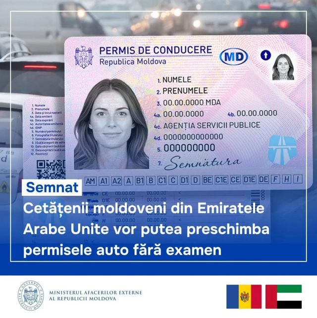 Încă o țară recunoaște permisele de conducere moldovenești