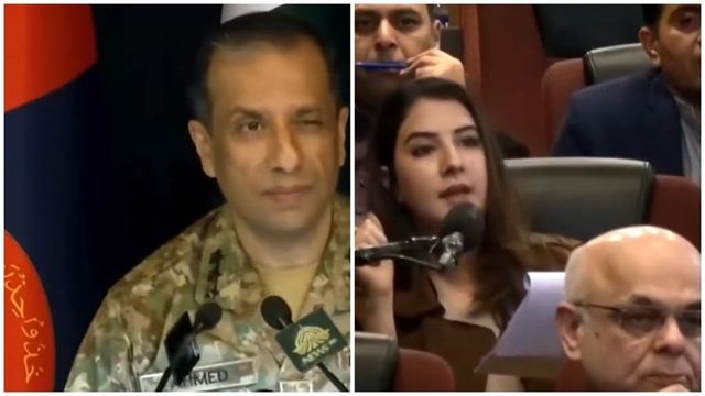 Pak Army Spokesperson Slammed For Winking At Journalist During Briefing On Imran Khan