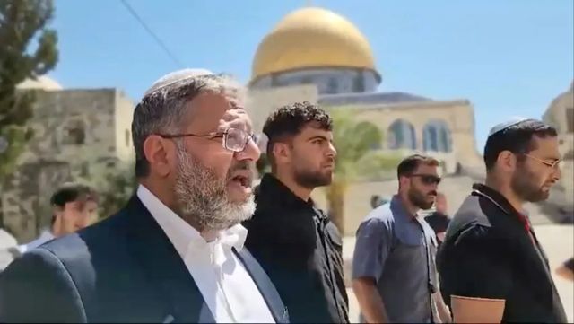 Colonos judíos irrumpen en la Explanada de la Mezquitas de Jerusalén y elevan la tensión en la zona