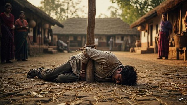 Man tied to pole and set on fire by 3 in UP, critical