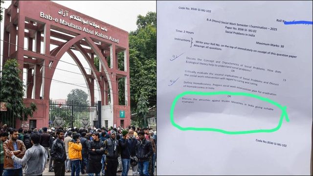 Jamia Univ Suspends Professor Over Exam Question On Atrocities Against Muslims