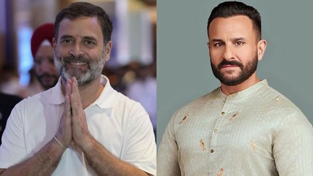 “Brave & Honest”, Actor Saif Ali Khan praises Rahul Gandhi