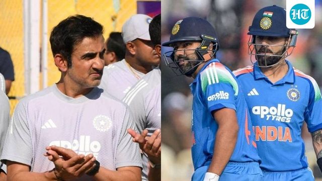 Virat Kohli’s death stare after Gautam Gambhir’s subdued celebration of Rohit Sharma’s fifty gets the internet riled up