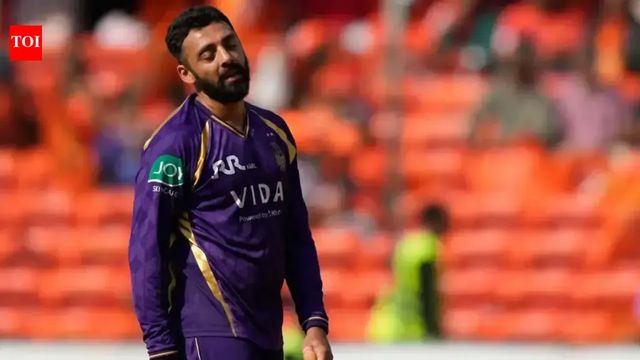Why is Varun Chakaravarthy not playing for KKR in the match against RCB at Raipur?