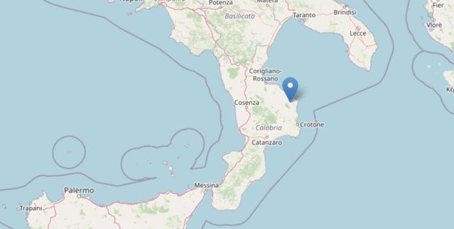 Terremoto oggi Crotone, scossa magnitudo 3.9 in Calabria