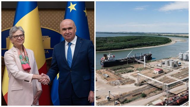Premierul român Ilie Bolojan a discutat cu BERD despre achiziția Portului Giurgiulești