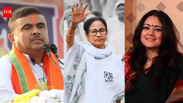 West Bengal elections 2026: Suvendu Adhikari takes early lead against Mamata Banerjee in Bhabanipur