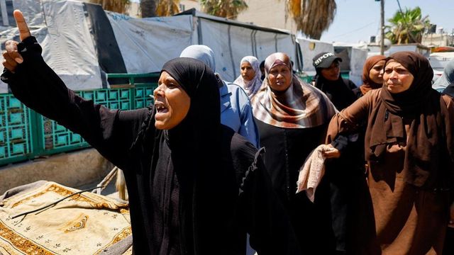 Israeli strike hits a tent in central Gaza, killing 3, including a child