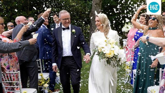 Anthony Albanese marries Jodie Haydon, first Australian PM to be hitched in office