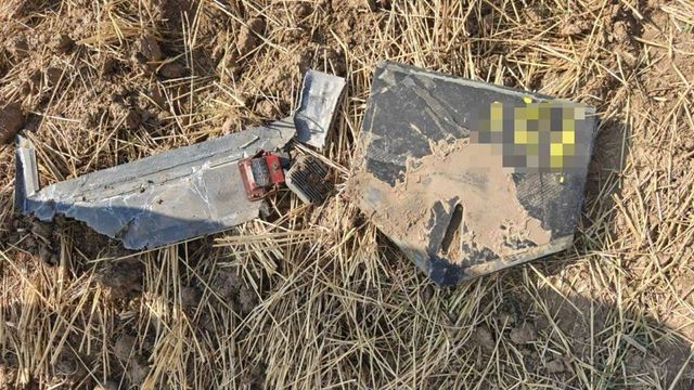 Fragmente ale unui aparat de zbor fără pilot, găsite la Cahul