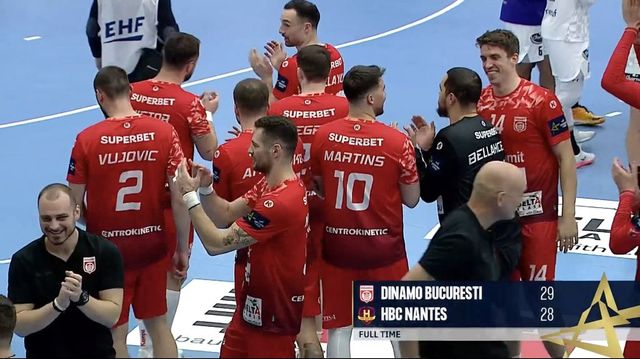 Dinamo București obține prima victorie a sezonului în Liga Campionilor la handbal masculin