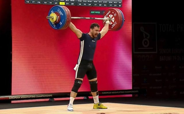 Halterofilul moldovean Marin Robu a devenit campion european