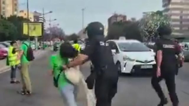 La agresión de un policía a una profesora en Valencia desata una ola de críticas a Pilar Bernabé