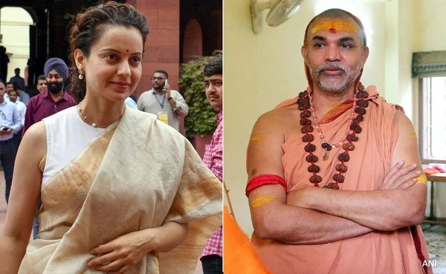 Kangana Ranaut's 'golgappa' jibe at Shankaracharya for supporting Uddhav