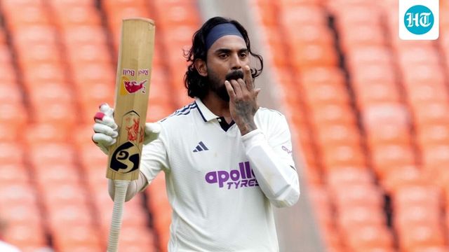 KL Rahul hits first home Test century in 9 years, unveils new celebration