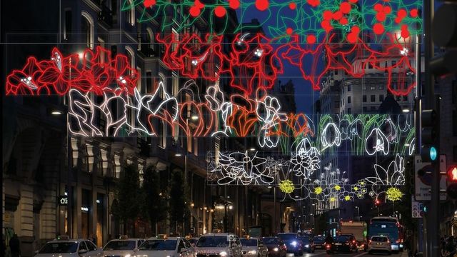 Este es el mapa de las luces de Navidad en Madrid